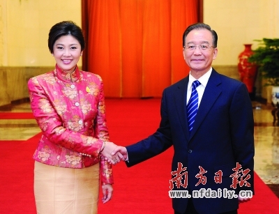 泰国美女总理图片