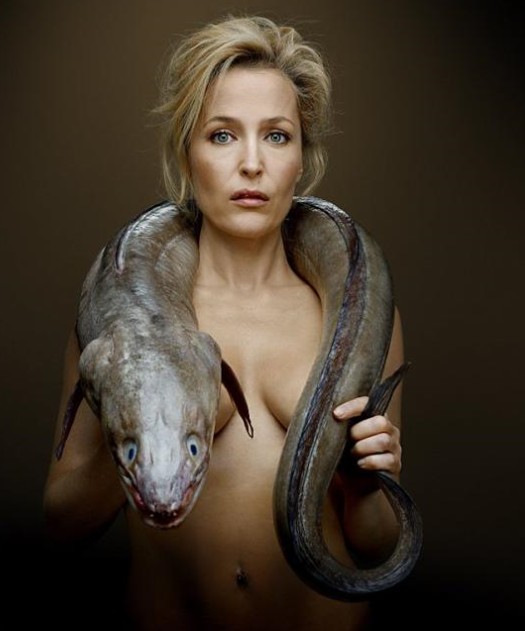 《<em>X档案</em>》<em>女主角</em>拍公益广告 惊艳全裸出镜-科