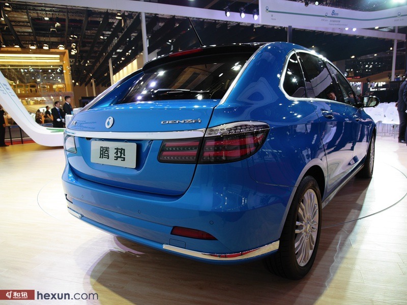 denza腾势纯电动汽车亮相上海车展